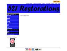 Tablet Screenshot of 521restorations.com